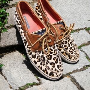 Leopard Top Sider Sperrys